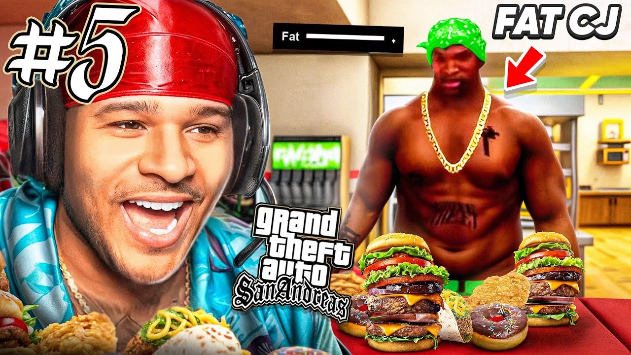 What Happens If You Make CJ Fat in GTA San Andreas? (Part 5)