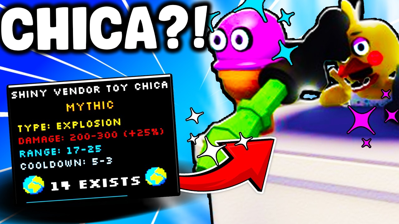 I GOT SHINY VENDOR CHICA AND ITS MID (Five Nights TD)