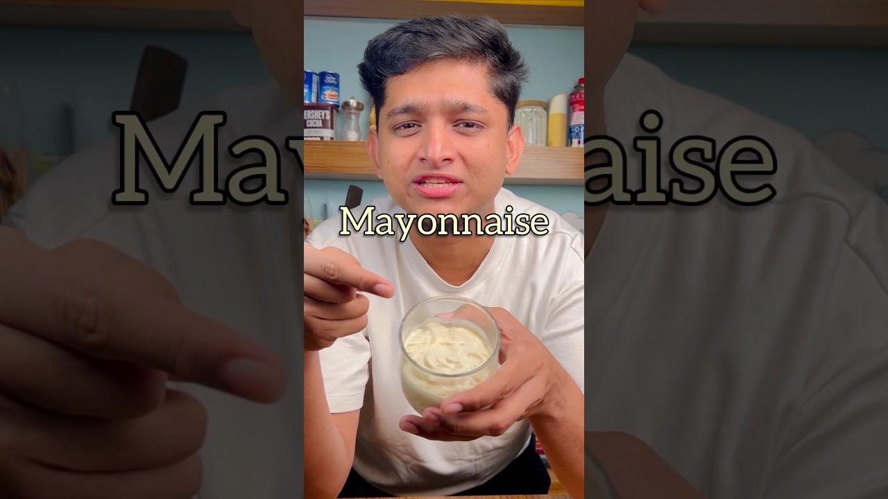 Make mayonnaise with only two ingredients!!