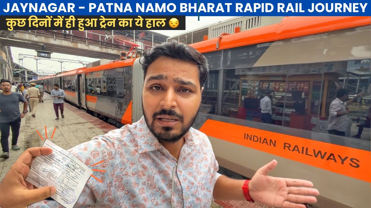 Jaynagar-Patna Namo Bharat Rapid Rail train Journey *Please don’t do this 🙏