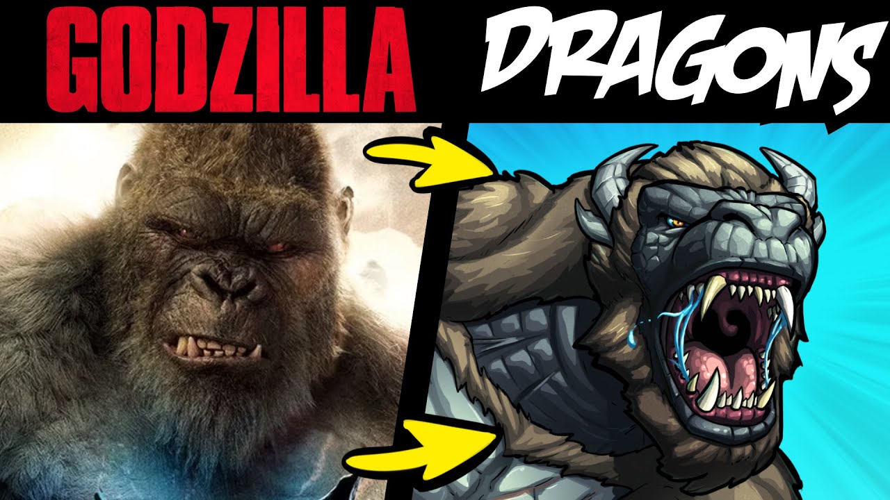 What if GODZILLA MONSTERS Were DRAGONS?! P2 (Lore & Speedpaint)