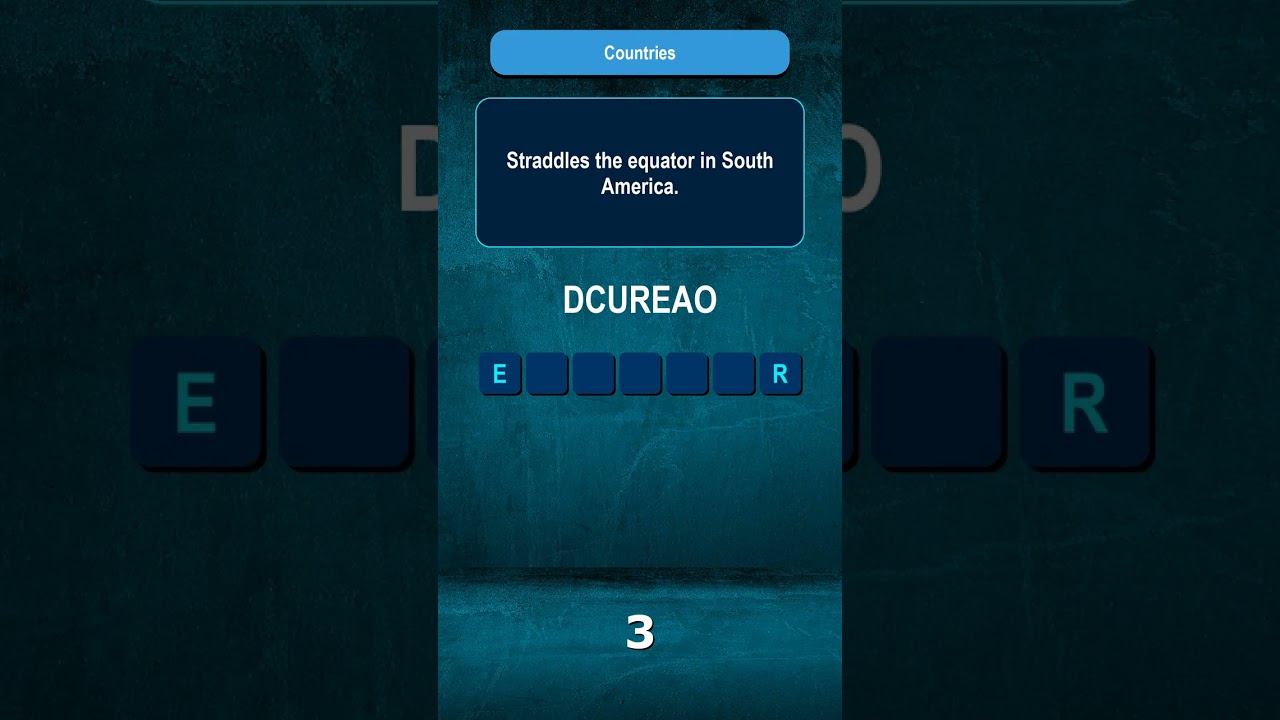 Unscramble These Country Names If Youre A Geography Whiz