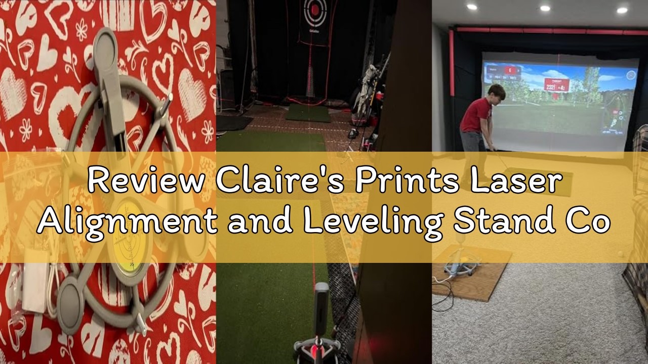 Review Claire's Prints Laser Alignment and Leveling Stand Compatible with Rapsodo MLM2PRO - V2 Heat