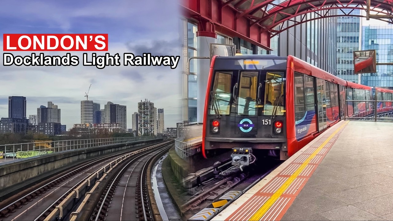 London’s Driverless Train Journey | Canary Wharf to Stratford (DLR)