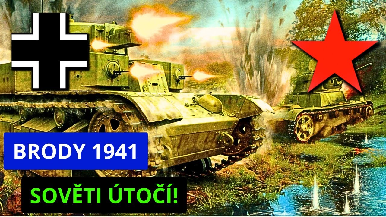 1941, BITVA U BRODŮ: SOVĚTI ÚTOČÍ! Překvapivý protiútok tanků proti operaci Barbarossa!