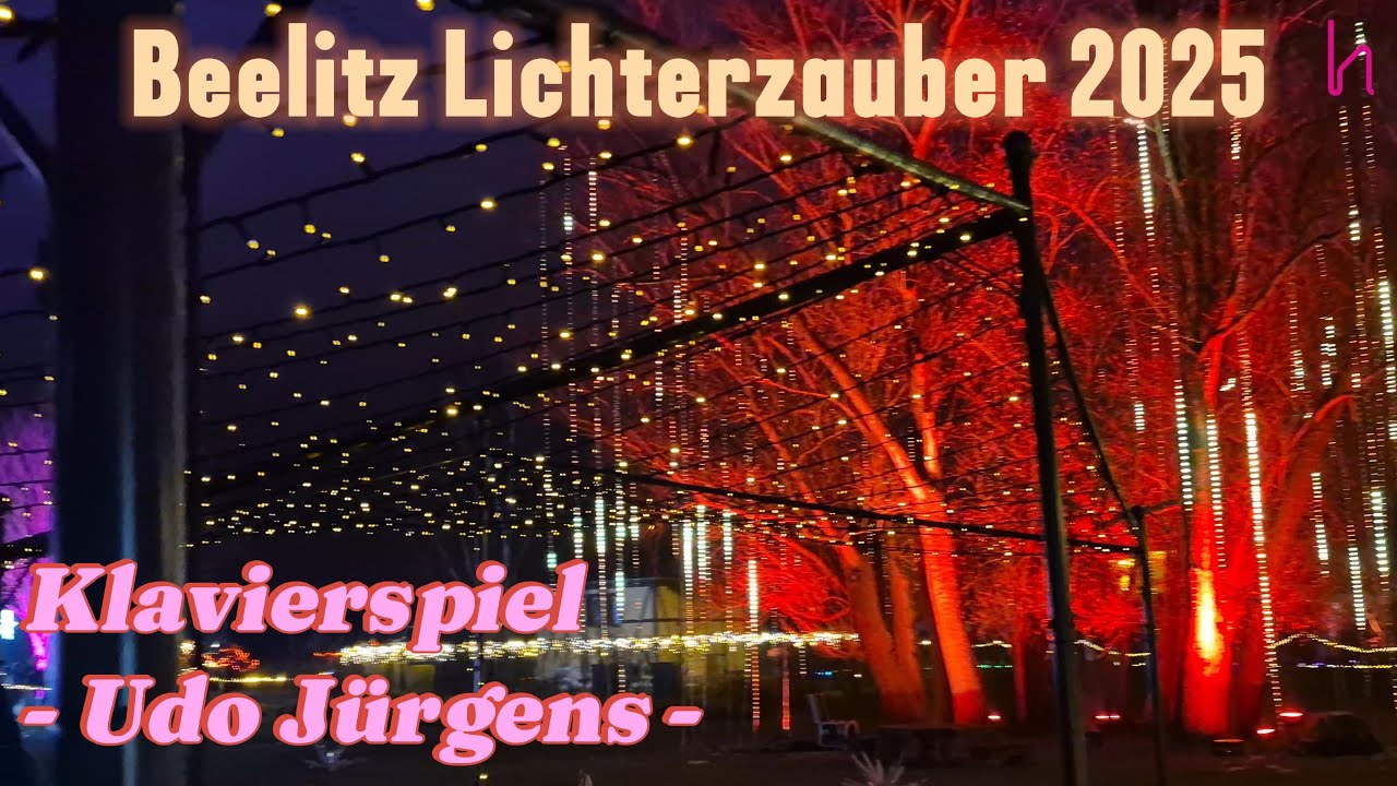 Beelitz  Lichterzauber 2025 - Klavierspiel Udo Jürgens