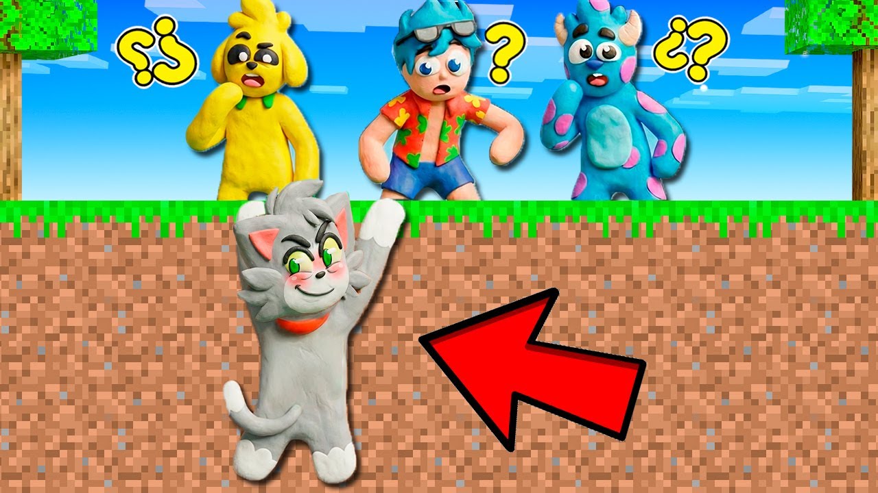 ¡ESCONDITE EXTREMO de PLASTILINA en MINECRAFT! 😂