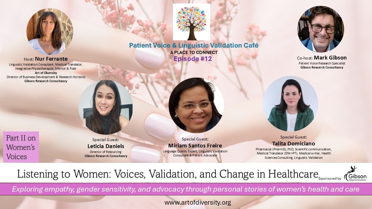 Women’s Voices–Part II–PV&LV Café Ep#12: Listening to Women: Voices_ Validation_Change in Healthcare