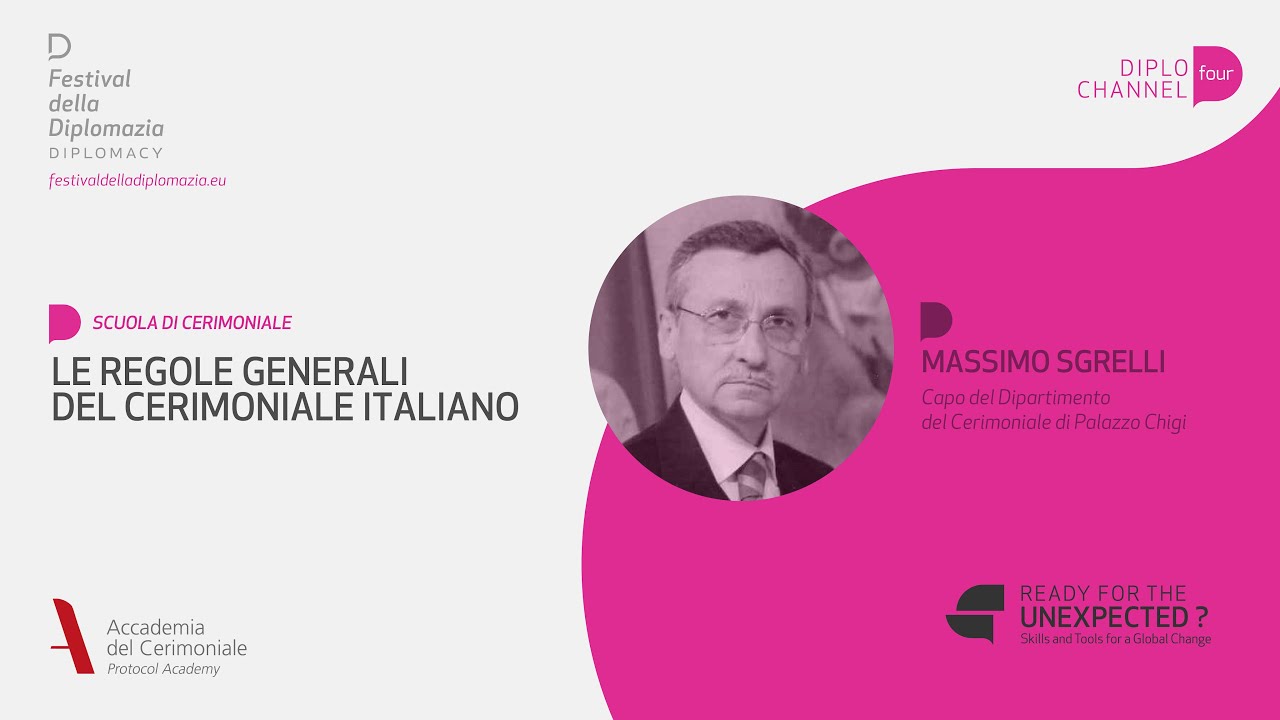 Le regole generali del cerimoniale italiano