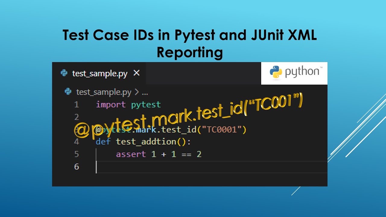 Adding Custom Test Case IDs to Pytest Outputs and Reports