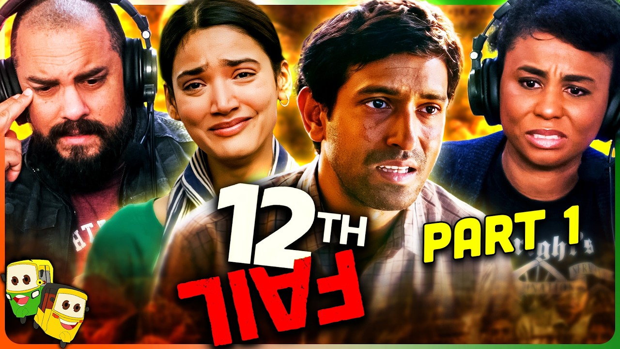 12-й ФЕЙЛ (Часть 1) Реакция на фильм! | Викрант Мэсси | Медха Шанкар