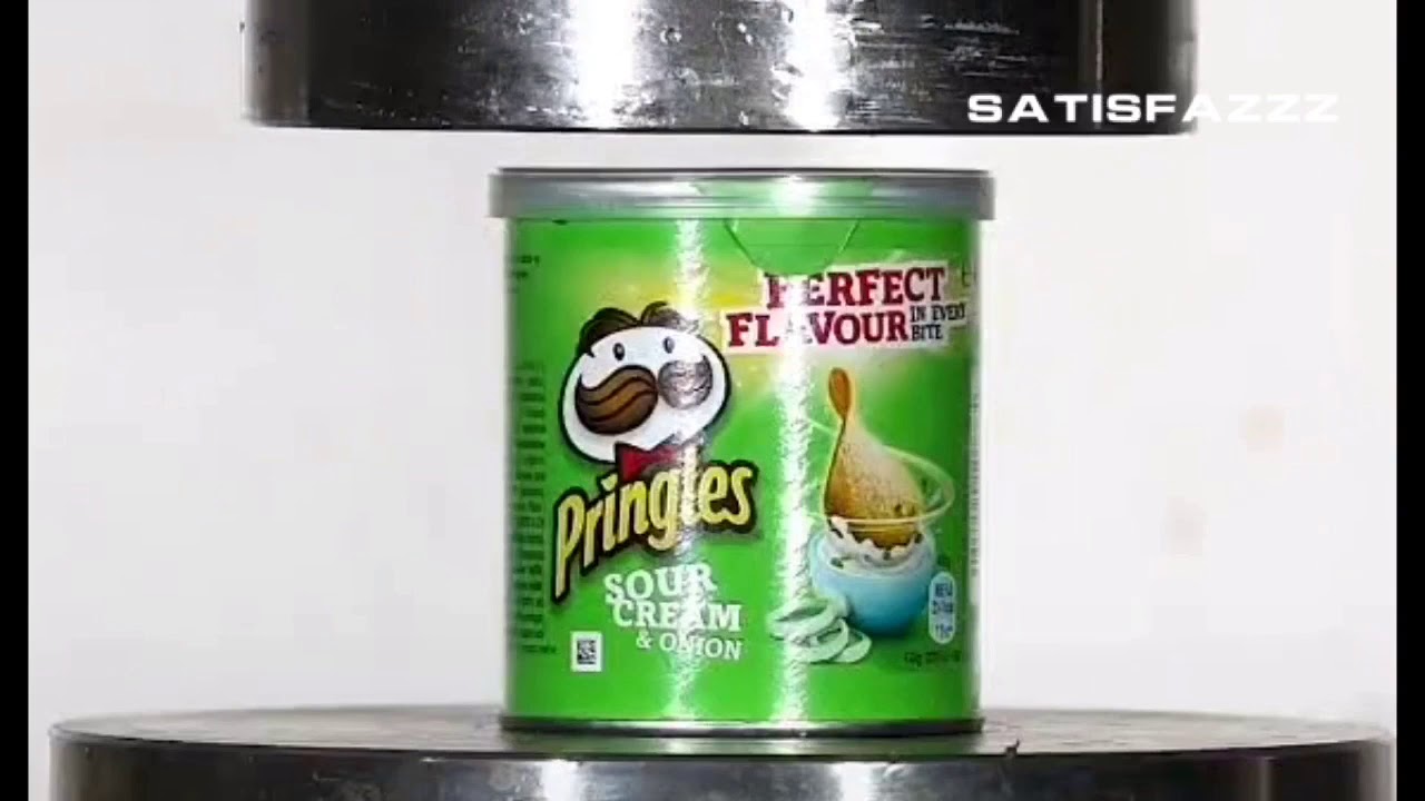 COISAS SENDO ESMAGADAS POR MÁQUINAS DE PRENSAR