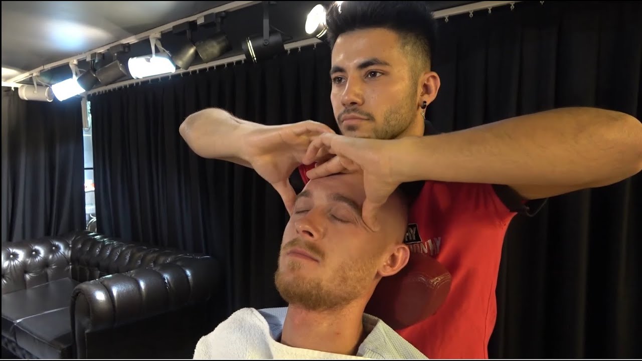 ASMR Turkish Barber Head and Face Massage Compilation.