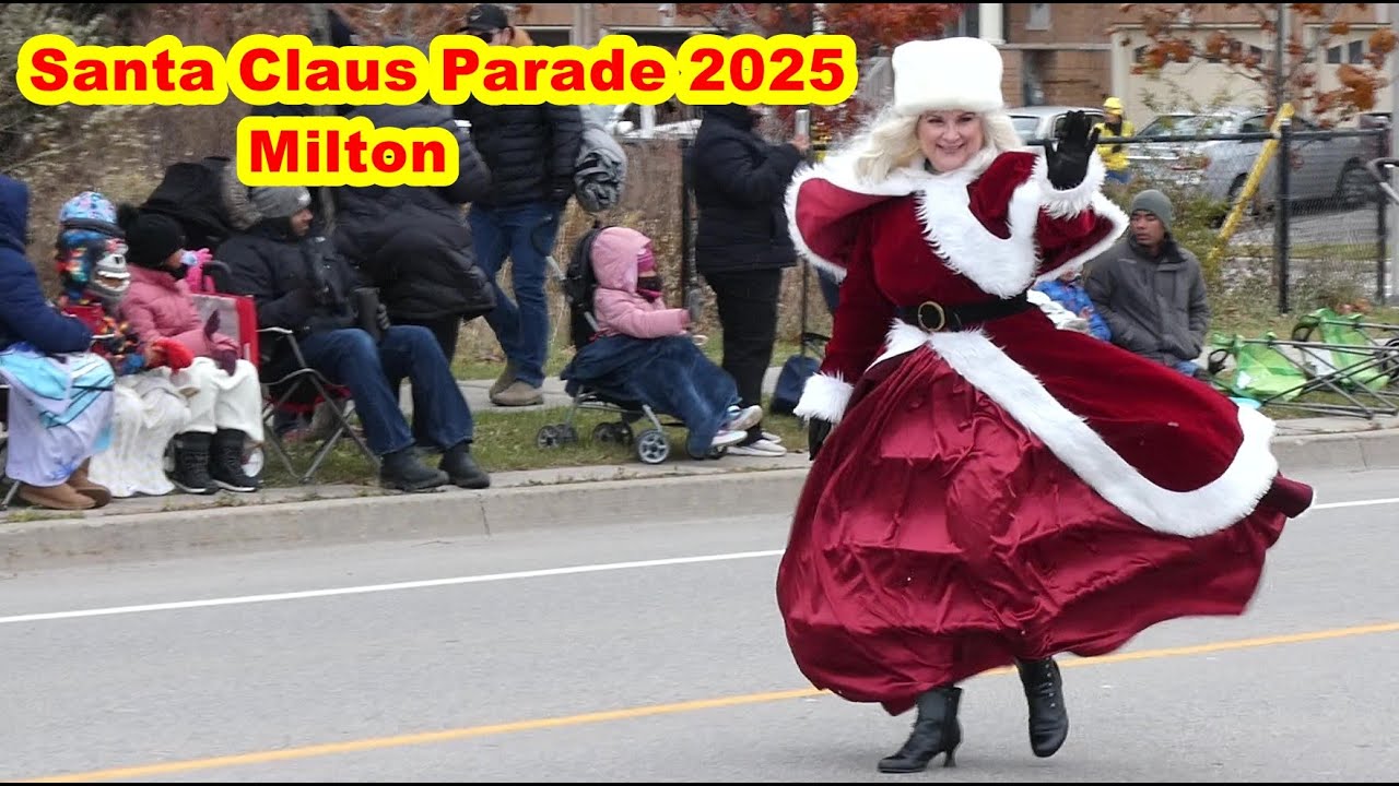 Santa Claus Parade 2025 Milton, Ontario. P1 #shamshermannbti