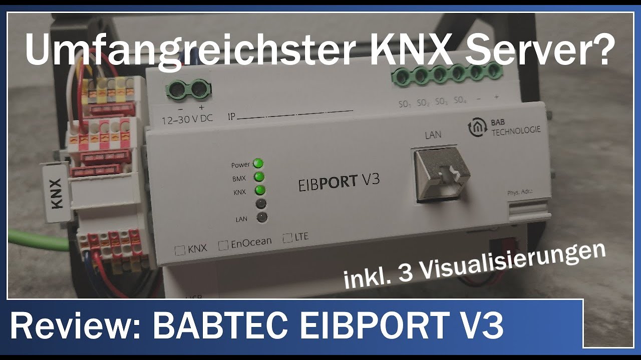 BAB-TEC Eibport V3 : Der umfangreichste Visualisierungsserver für das KNX Sytem?