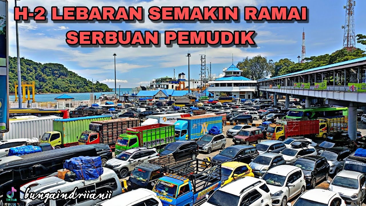MASIH PADAT,PEMUDIK MEYERBU PELABUHAN MERAK BANTEN