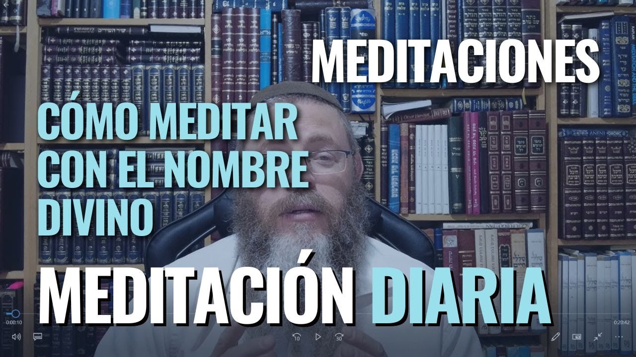 Meditaci&oacute;n con el Nombre Divino (Tetragramat&oacute;n) para hacer todas las ma&ntilde;anas.