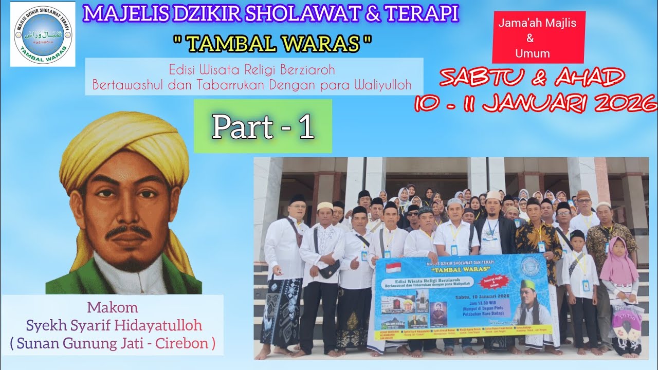 BerZiaroh&Tabarrukan Part-1 ke Makom Syekh Syarif Hidayatulloh S.G Jati Cirebon