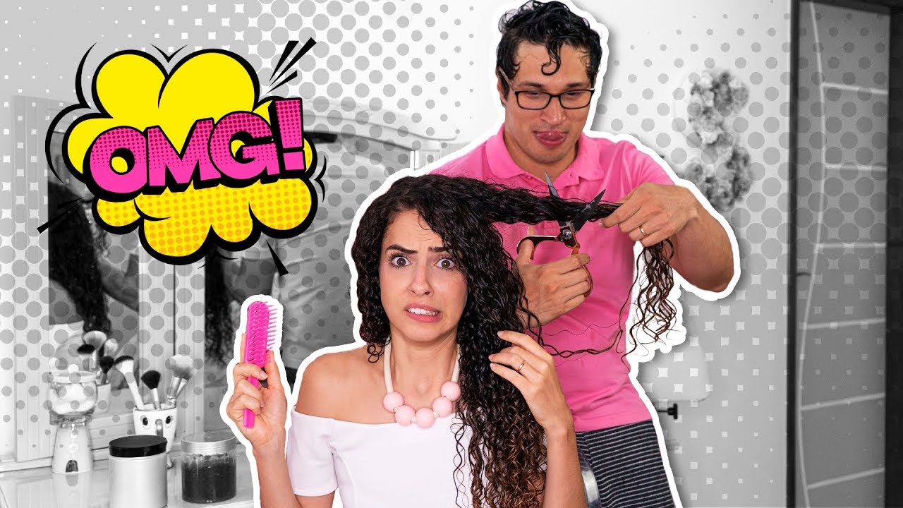 😱 OLHA O QUE ELE FEZ COMIGO! MEU MARIDO FINALIZANDO MEU CABELO | Paula Stephânia
