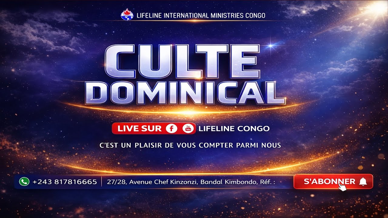 [LIVE] LOUANGE ET ADORATION, DIMANCHE 25 JANVIER 2026
