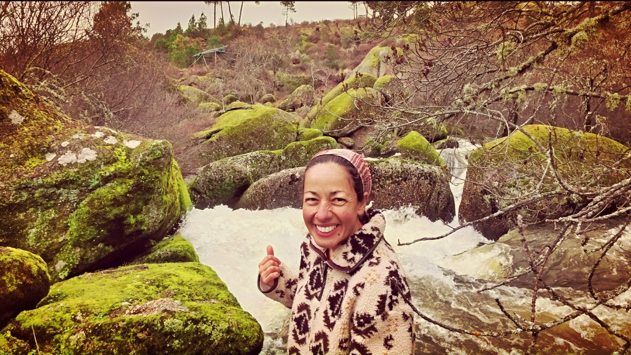 A walk to the river on our wild land in the Portuguese countryside #asmr 