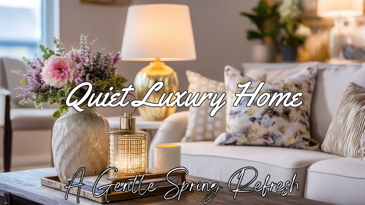 Spring Living Room Decor Ideas | Light, Cozy & Elegant