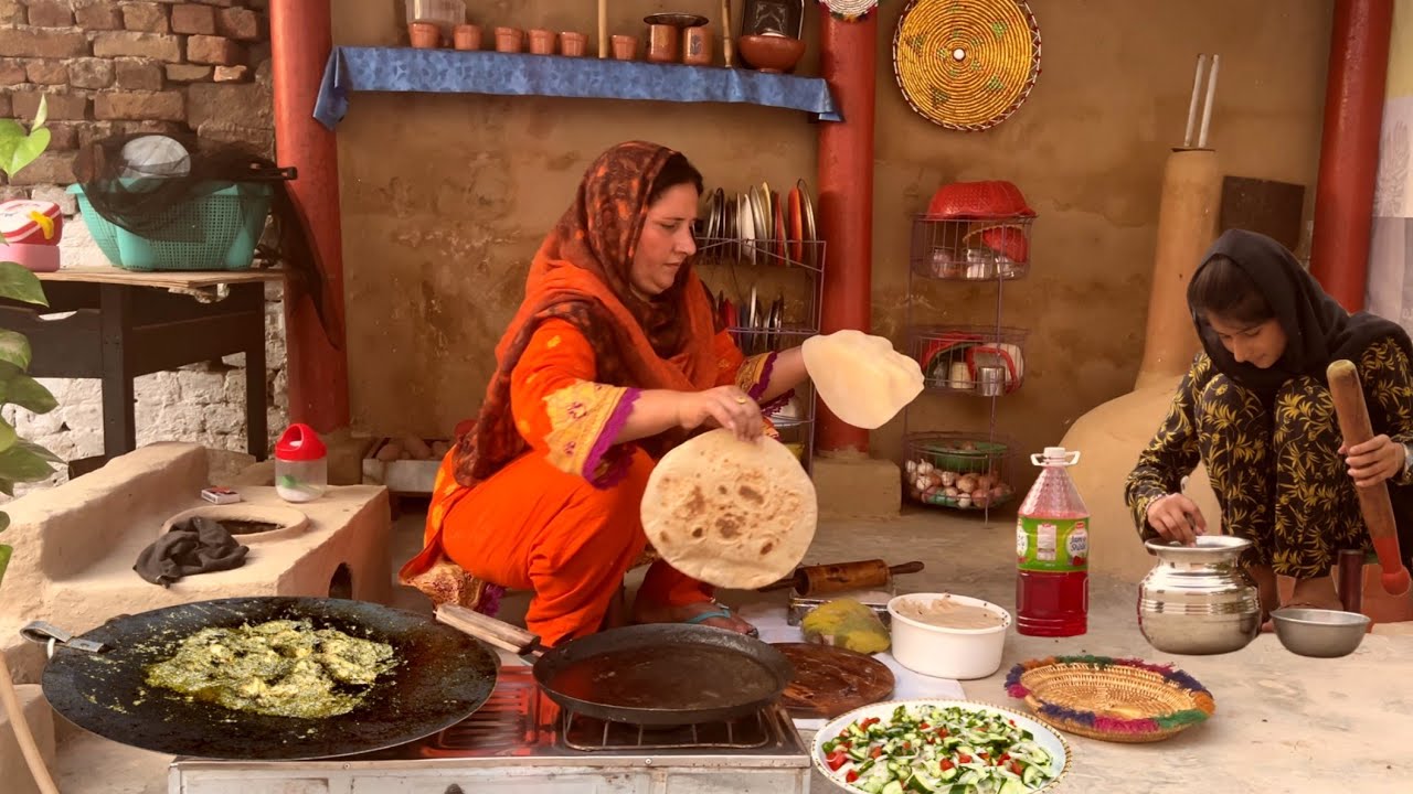 Village living life | Chickan Hariyali Krahi | Village Green Chickan | Village Life | Village Sham