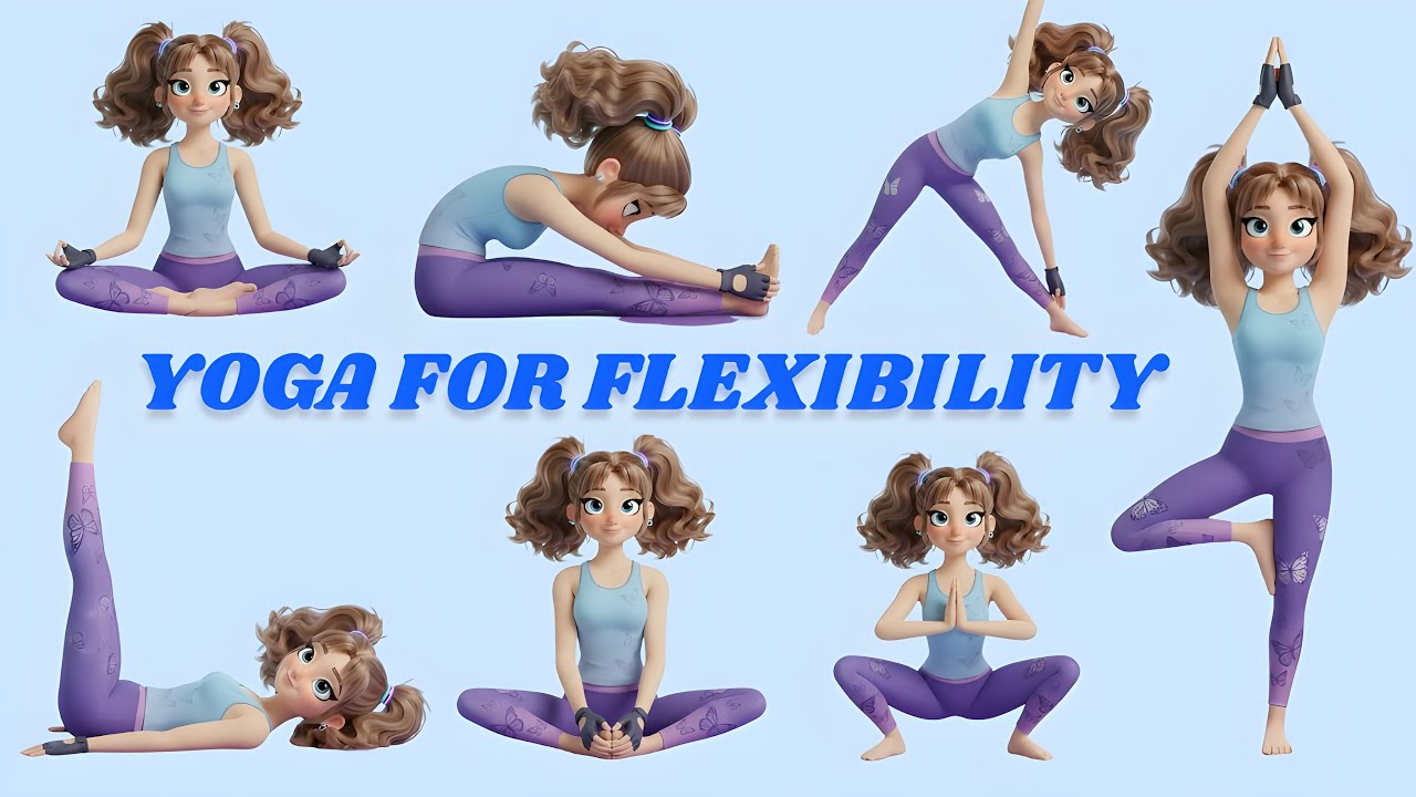 Fun Yoga for Kids | Improve Flexibility & Posture | Daily Yoga Exercise for Children