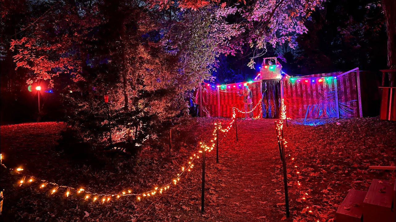 Walkthrough of my Haunted Forest for 2025 