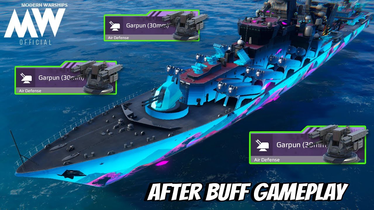 RF Varyag with 11x Garpun🔥 After Buff Still Good Or Not!! - Modern Warships