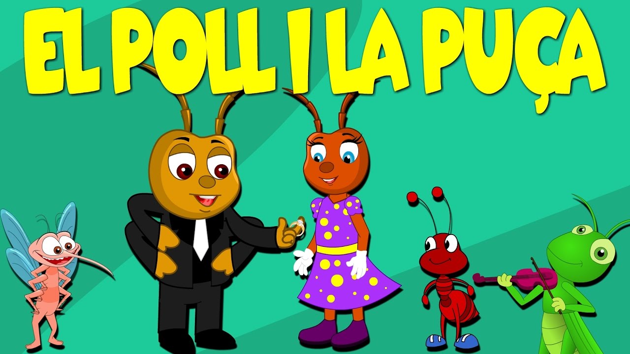 El poll i la puça es volen casar | Canciones Infantiles en Catalan