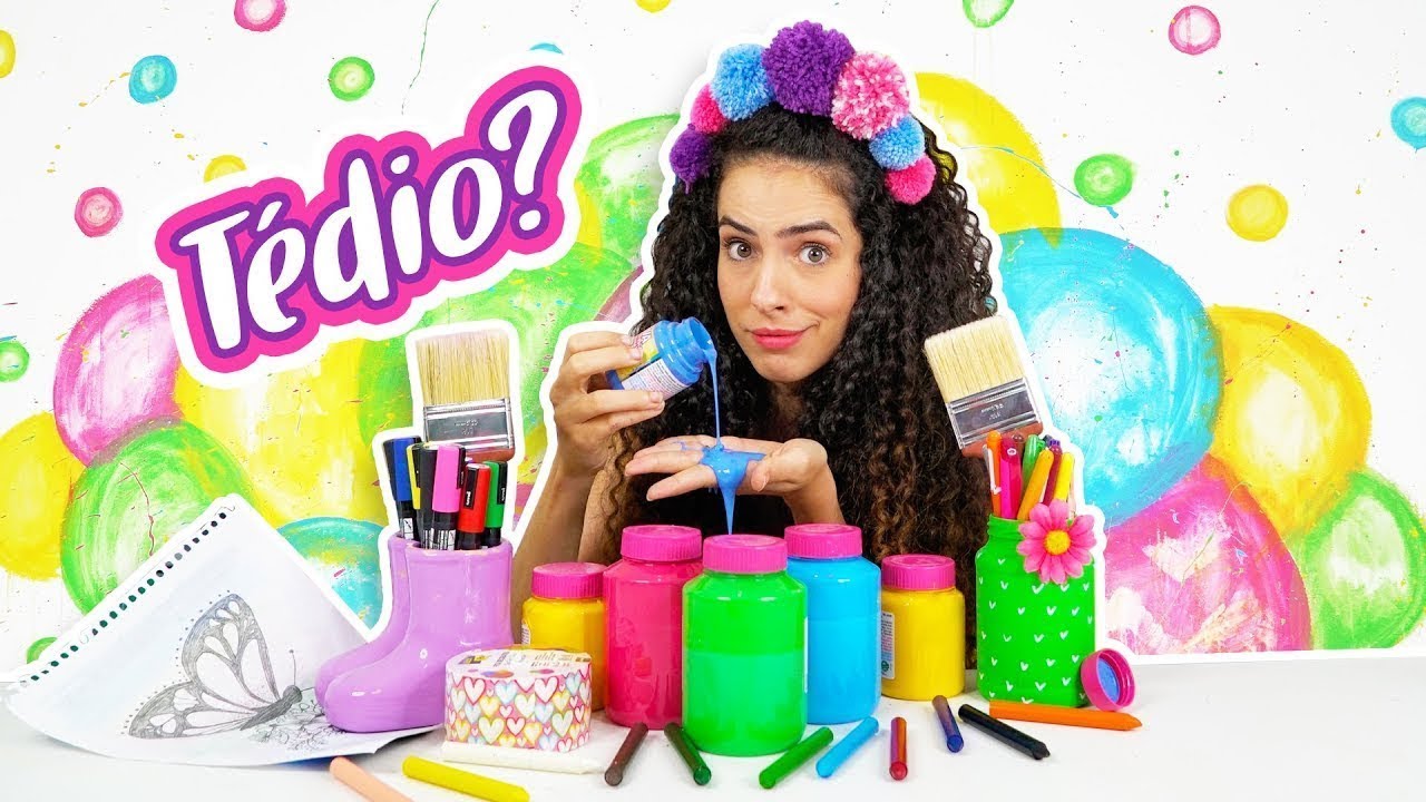 UN DIA ABURRIDA Y PINTANDO TODO!!! Hasta la cisterna 😱 | Paula Stephânia