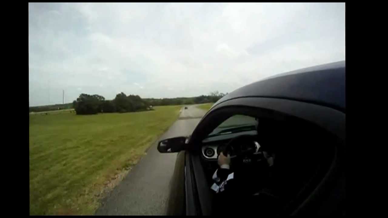 Supercharged 3.7L V6 Mustang at Hallet Road Course