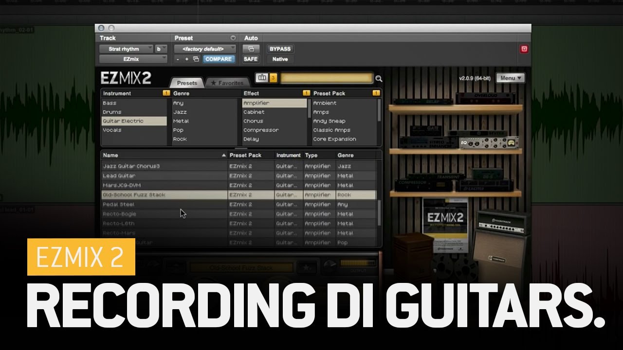 EZmix 2: Recording DI guitar