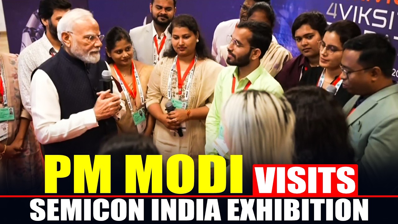 WATCH LIVE: Prime Minister Narendra Modi visits SEMICON India 2026 exhibition