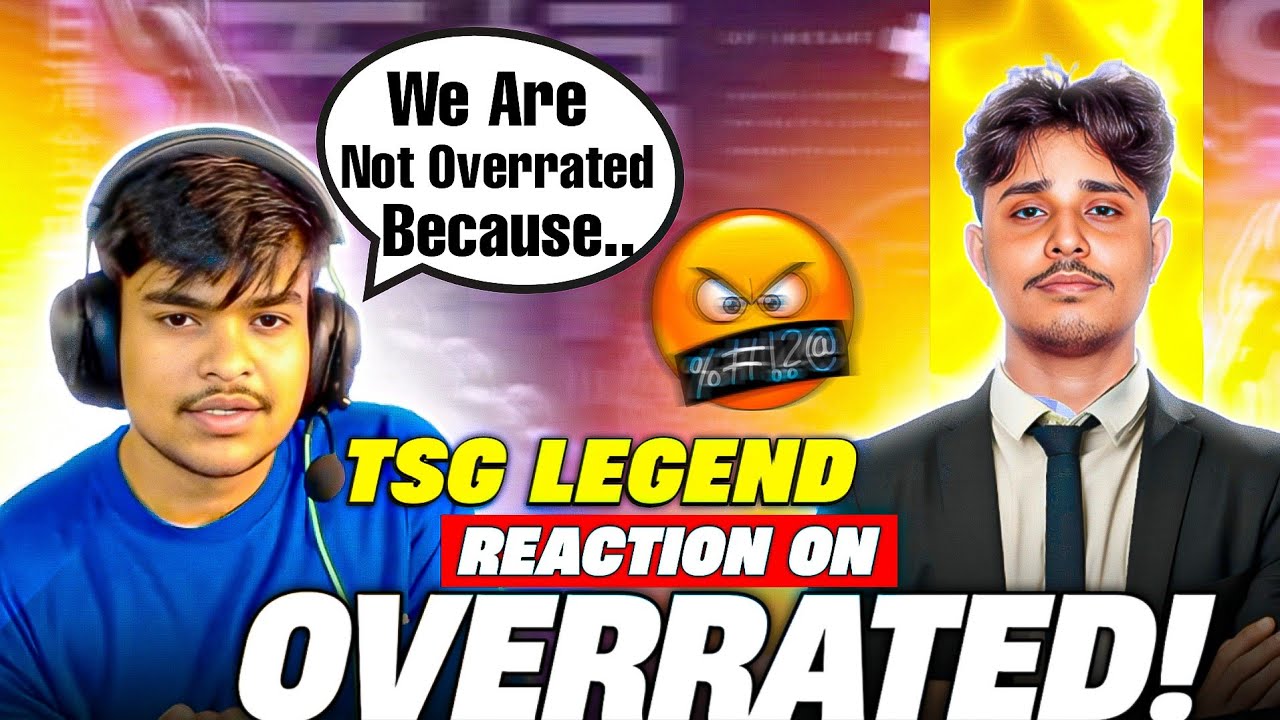 Tg delete is overrated 🤬?|Tsg legend reaction on overrated Controversy|Ffmic 2025 Champions