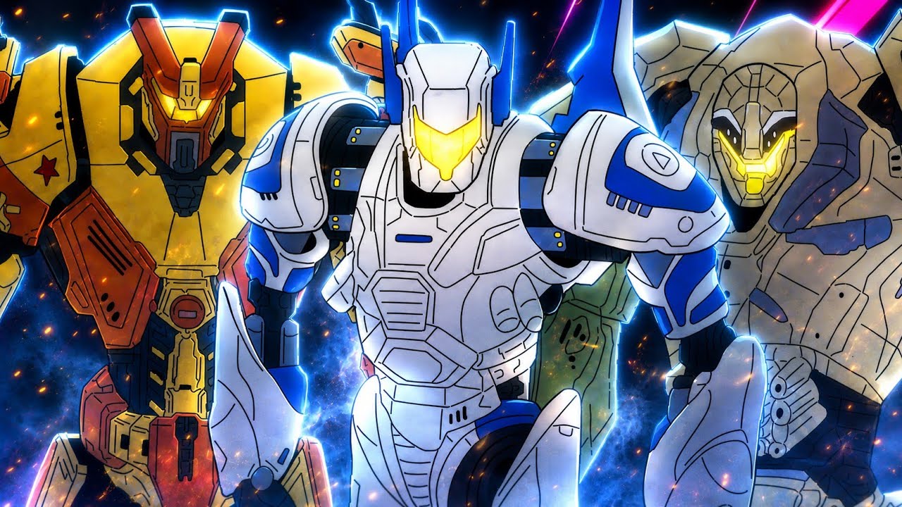 Pacific Rim Breach Wars | All non-cannon Jaeger fight scenes | Animated