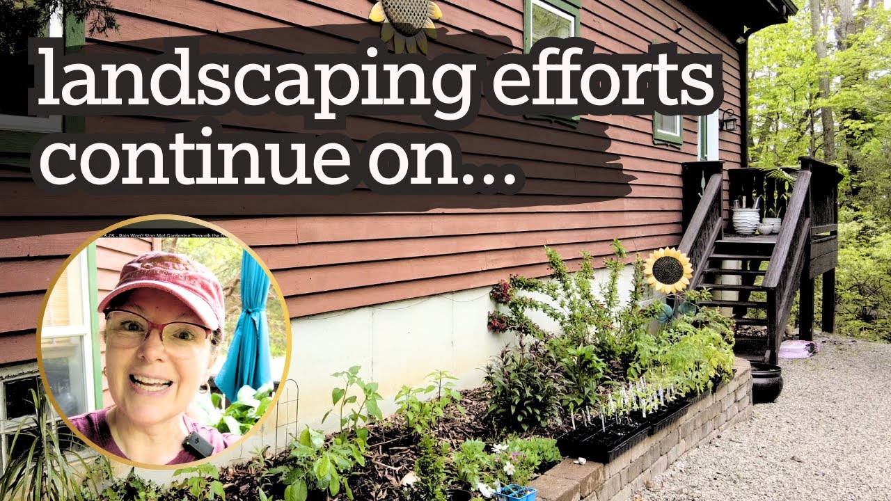 Rain Won’t Stop Me! Gardening Through the Drizzle ||  Garden Vlog