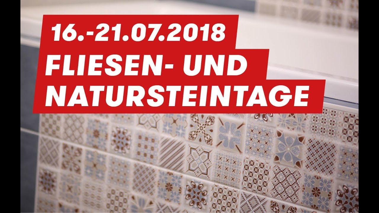 Fliesen- und Naturstein Tage bei Schilowsky!