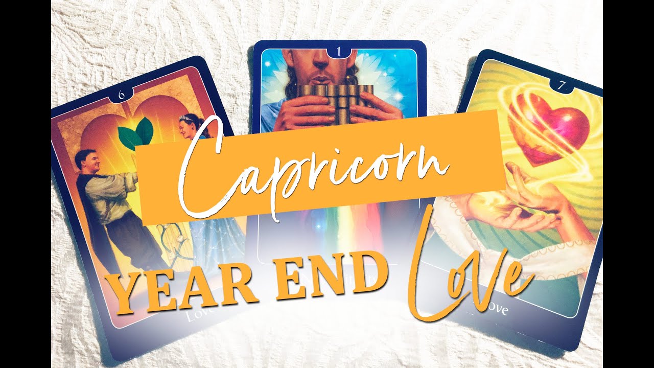 CAPRICORN - YEAR END LOVE READING. NEW CYCLES IN LOVE