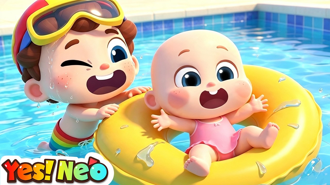 Let's Learn Swimming Pool Safety Rules | Good Habits | Nursery Rhymes & Kids Songs | Yes! Neo