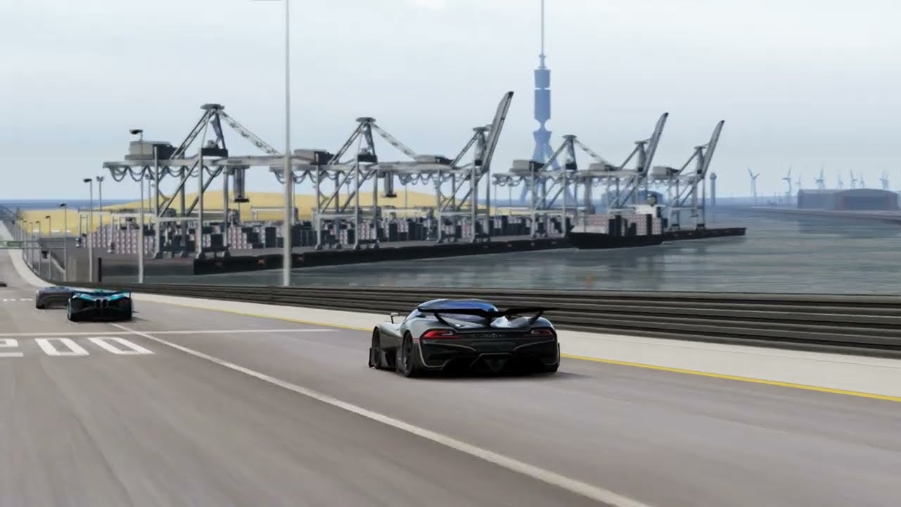 the world's fastest cars race, SS route X. (Assetto corsa)