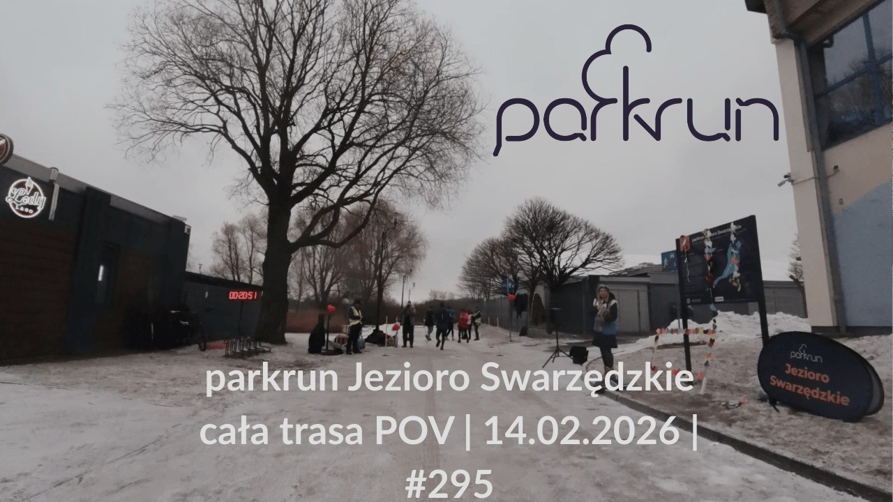parkrun Jezioro Swarzędzkie cała trasa POV | 14.02.2026 | #295