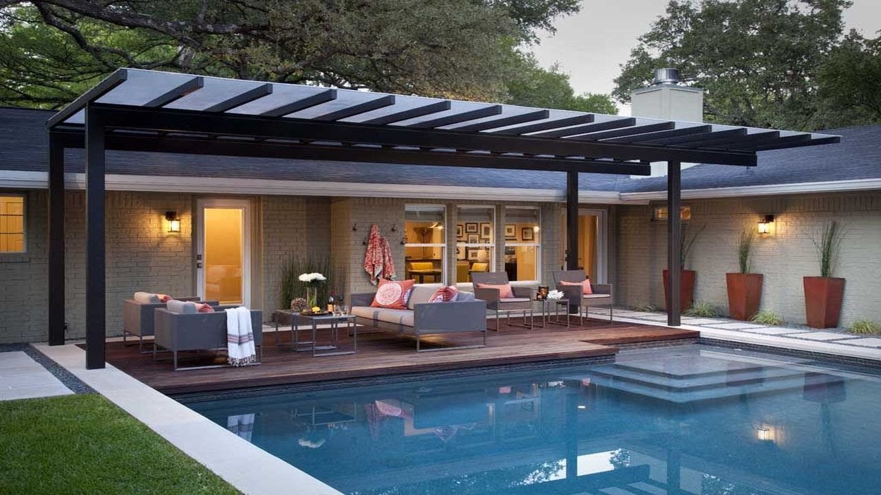 WOW! 90+ AMAZING METAL PERGOLA DESIGN IDEAS | TIPS FOR OUTDOOR LIVING SPACE DECOR WITH METAL PERGOLA