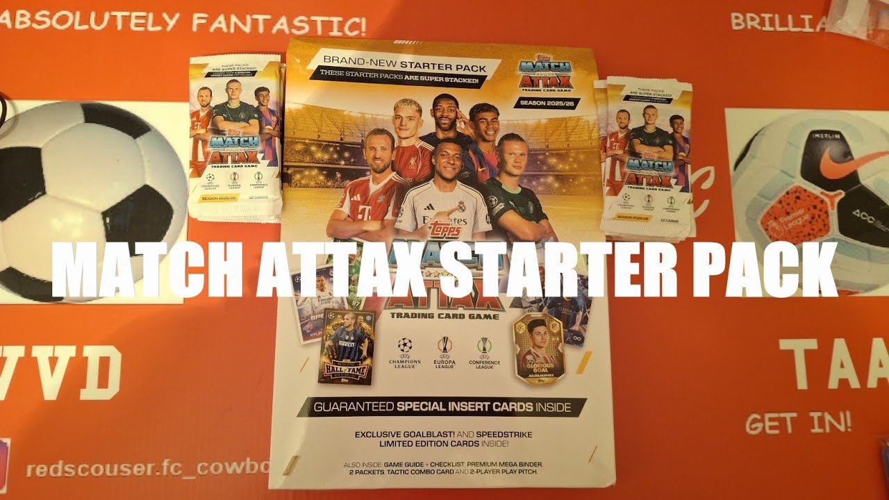 **НОВЫЙ** НАБОР TOPPS MATCH ATTAX 2026 СТАРТОВЫЙ И ПОЛОВИННЫЙ