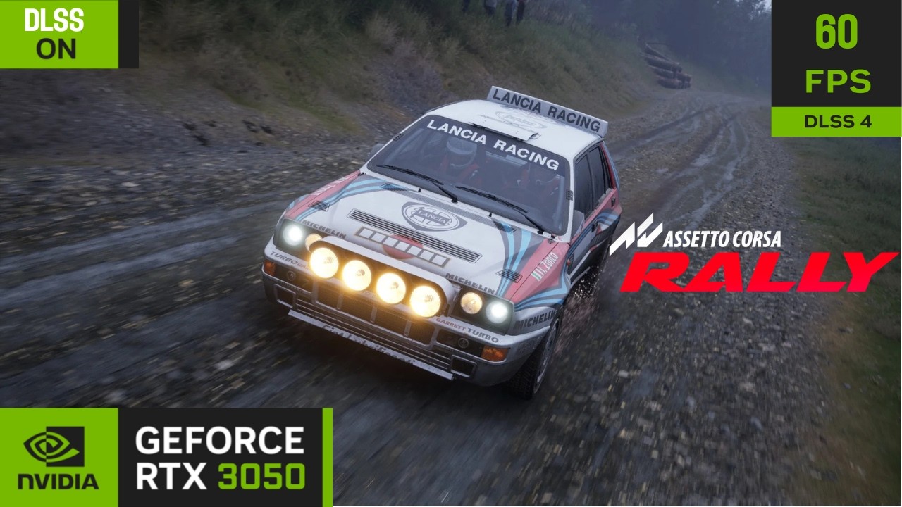 Assetto Corsa Rally | RTX 3050 6GB + i3 10105 | Alto 1080p | FPS / DLSS