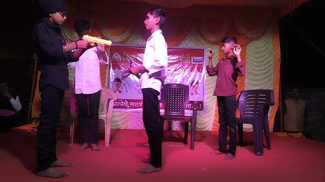 बॅंक दरोडा - सांस्कृतिक कार्यक्रम जि प प्रा शा भोसी ता कळमनुरी जि हिंगोली 