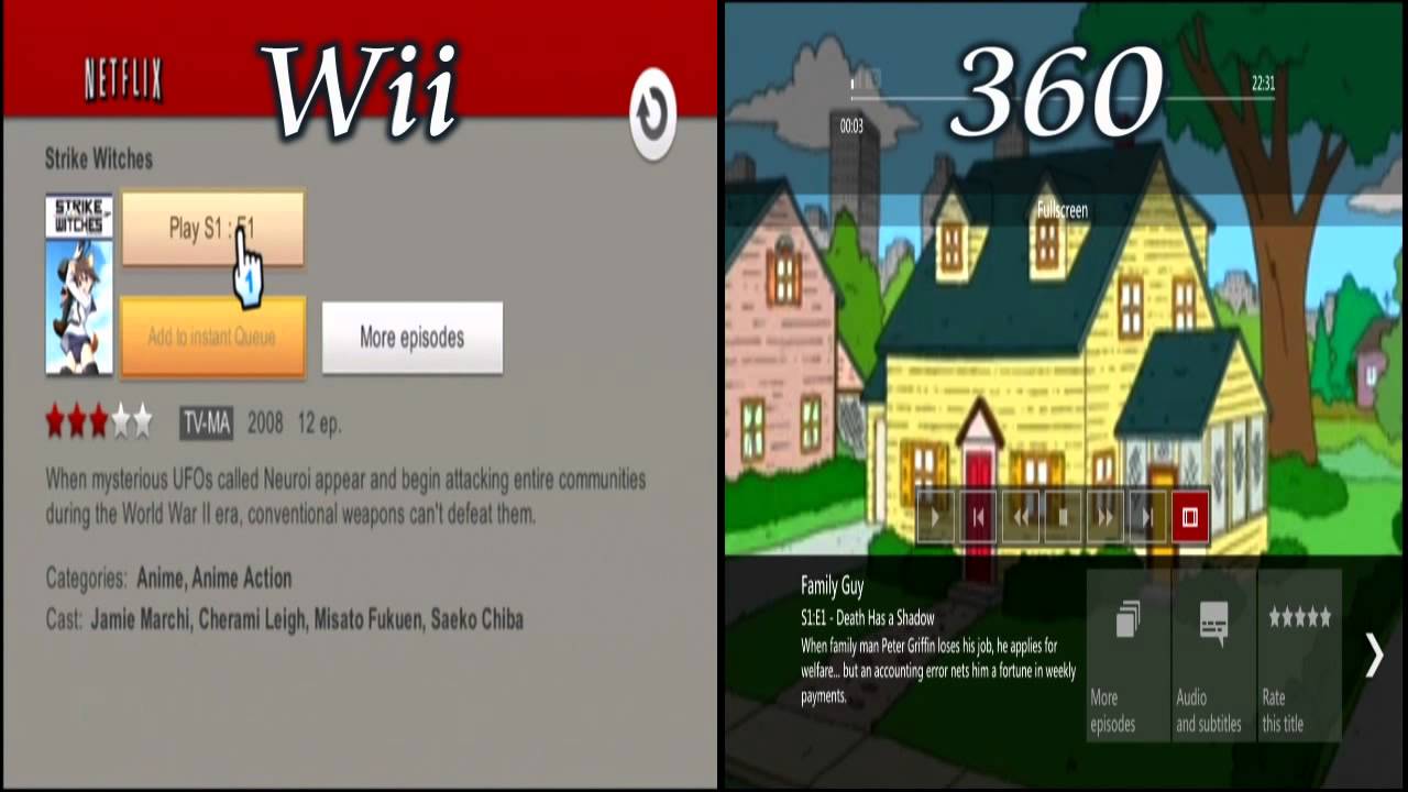 Netflix: 2012 Wii Vs 360 Which Do You Prefer ?