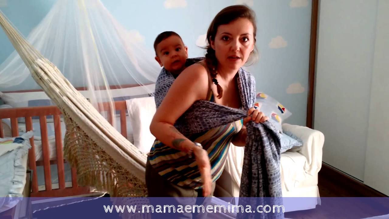 Como levar o bebê para as costas (duas formas)