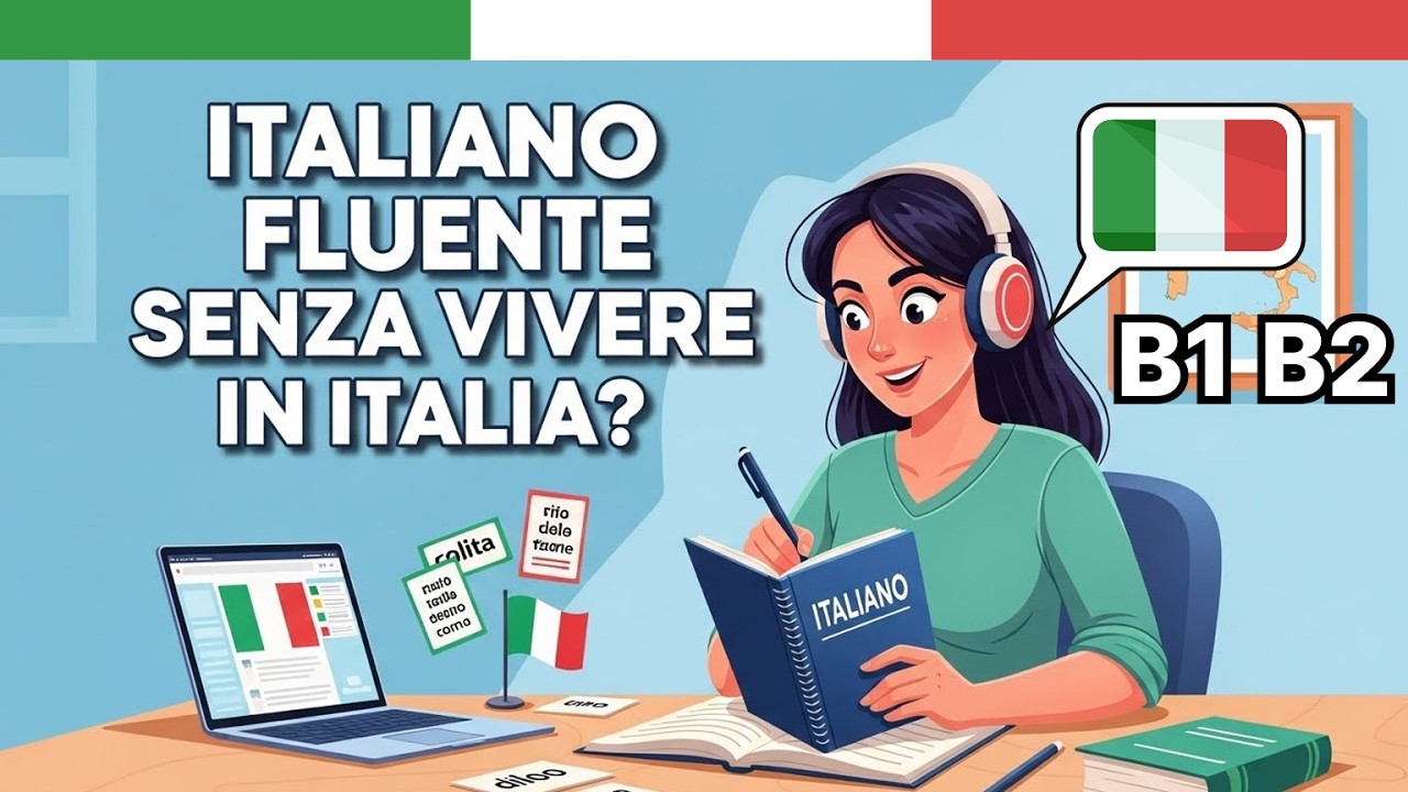 Parlare Italiano Podcast: 🇮🇹 Come parlare italiano fluentemente senza vivere in Italia